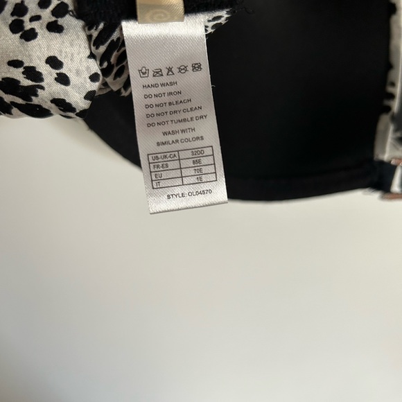 O Lingerie Leopard Print Bra - Picture 4 of 5